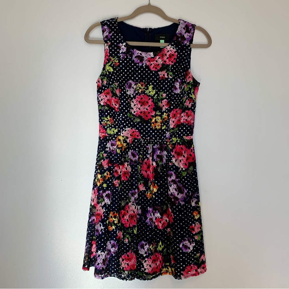 Maia Floral Lace Mini Dress